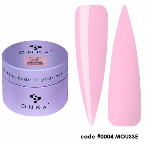 DNKa Musowy Żel Budujący do przedłużania Builder Gel #0004 MOUSSE 30ml