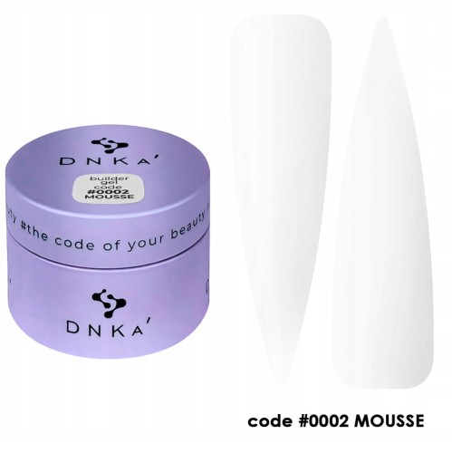 DNKa Musowy Żel Budujący do przedłużania Builder Gel #0002 MOUSSE 30ml