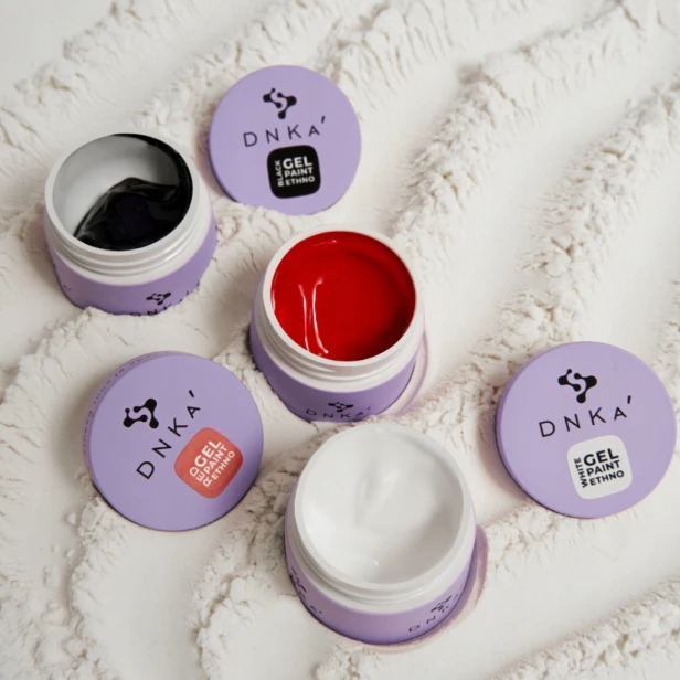 DNKa Żel do zdobień Gel Paint ETHNO WHITE 5ml