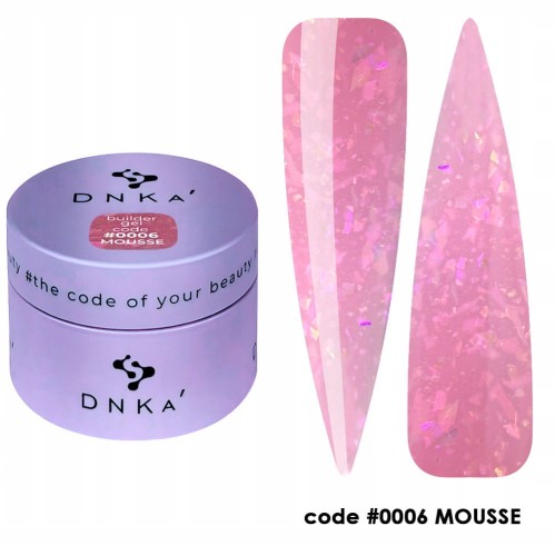 DNKa Musowy Żel Budujący do przedłużania Builder Gel #0006 MOUSSE 30ml