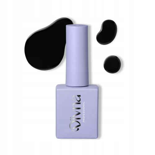 DIVNA Lakier hybrydowy do paznokci ULTRA BLACK 7ml
