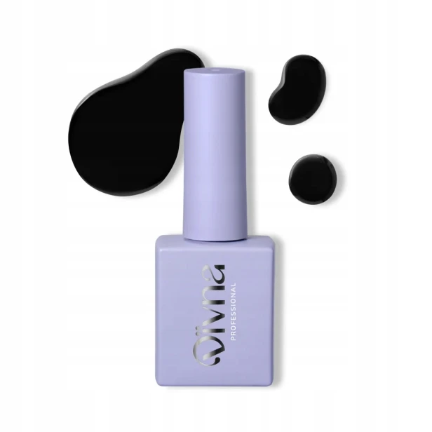 DIVNA Lakier hybrydowy do paznokci ULTRA BLACK 7ml