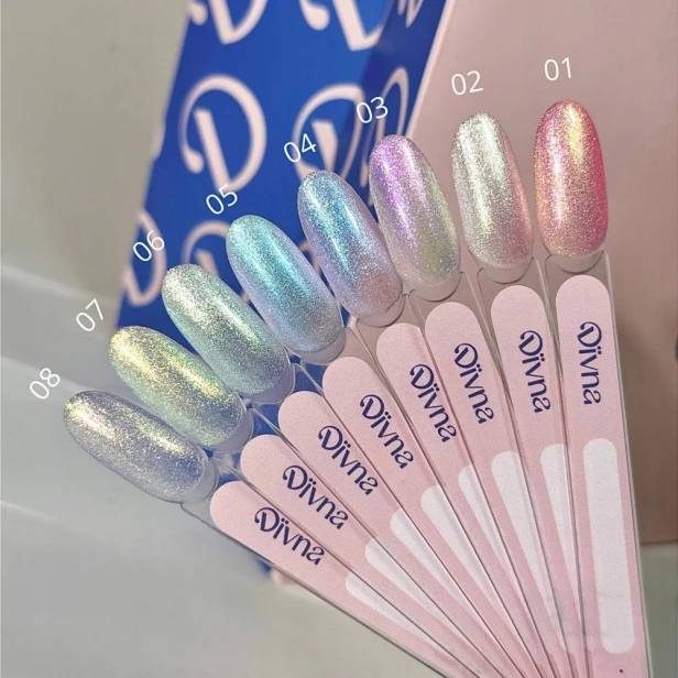 DIVNA Żel do zdobień z brokatem Aurora Gel 04 5g