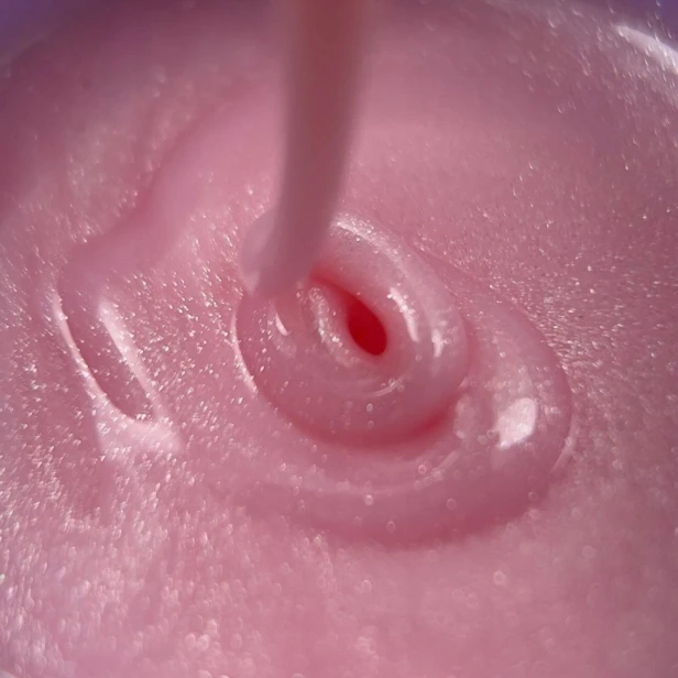 DIVNA Żel budujący o konsystencji bazy rubber z brokatem Balmy Gel 19 13ml