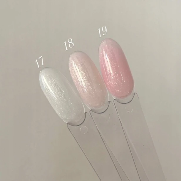 DIVNA Żel budujący o konsystencji bazy rubber z brokatem Balmy Gel 19 13ml