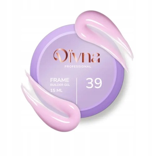 DIVNA Kolorowy Żel budujący do paznokci Frame Builder Gel 39 15ml