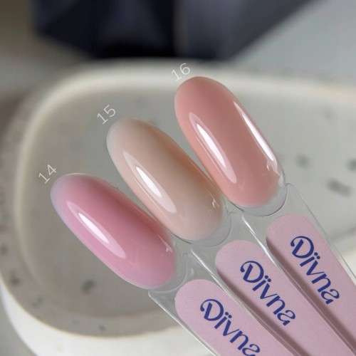 DIVNA Żel budujący o konsystencji bazy rubber do paznokci BALMY GEL 14 15g