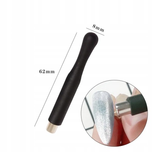 DIVNA Magnes Silikonowy do Efektu kociego oka Cat Eye BLACK