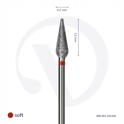 DIVNA Frez Diamentowy Stożek Kropla 4,2mm