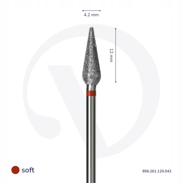 DIVNA Frez Diamentowy Stożek Kropla 4,2mm