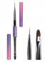 DNKa Pędzelek do żelu 2w1 Liner + Gel Brush #0006