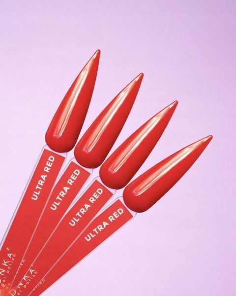 DNKa Lakier Hybrydowy do paznokci czerwony Color Gel Polish ULTRA RED 12ml
