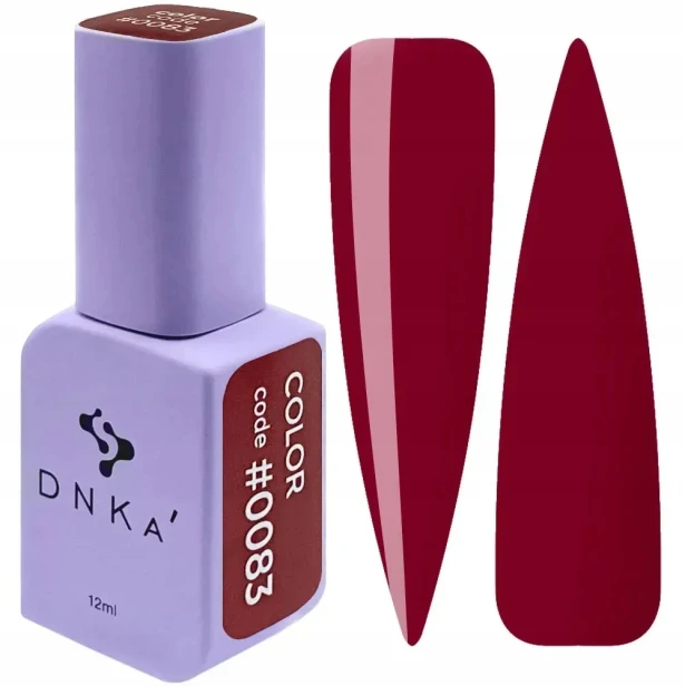 DNKa Lakier Hybrydowy do paznokci czerwień Color Gel Polish #0083 12ml