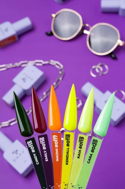 DNKa Lakier Hybrydowy pomarańczowy Color Gel Polish #0117 NAOMI 12ml