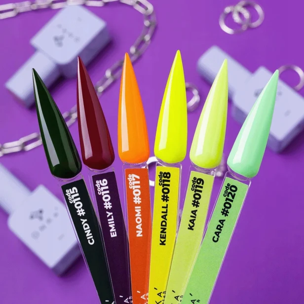 DNKa Lakier Hybrydowy pomarańczowy Color Gel Polish #0117 NAOMI 12ml