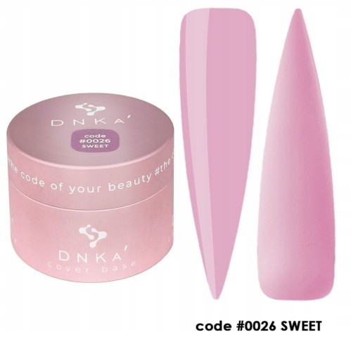 DNKa Rubber Base French Cover Kolorowa Baza #0026 SWEET 30ml