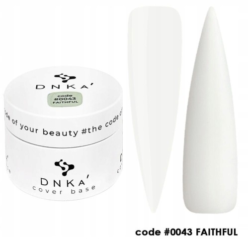DNKa Rubber Base French Cover Kolorowa Baza #0043 FAITHFUL 30ml