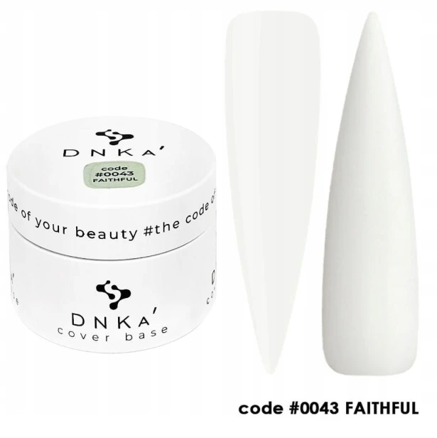 DNKa Rubber Base French Cover Kolorowa Baza #0043 FAITHFUL 30ml
