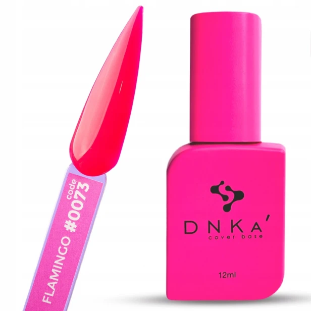 DNKa Baza Hybrydowa Cover Rubber Base French FLAMINGO #0073 12ml