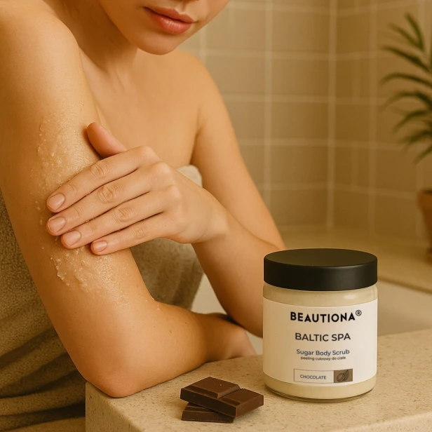 Beautiona BALTIC SPA Peeling cukrowy do ciała czekolada CHOCOLATE 250ml