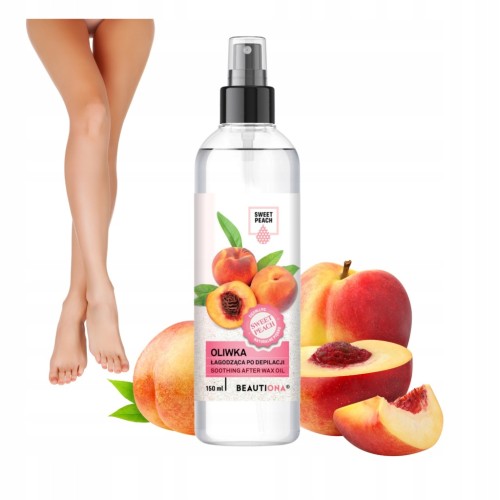 Beautiona Oliwka Łagodząca po depilacji Spray Brzoskwinia Peach 150ml