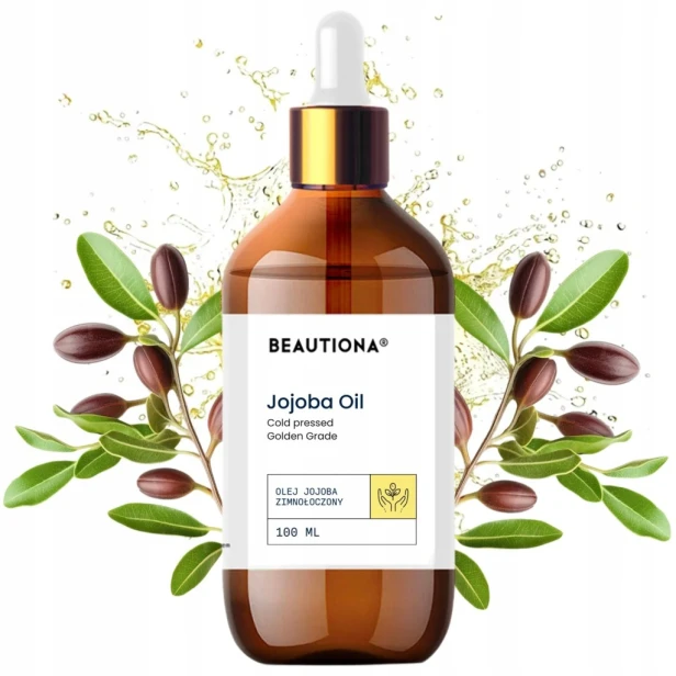 Beautiona Olej JOJOBA Nawilżający Tłoczony na zimno PŁYNNE ZŁOTO 100ml