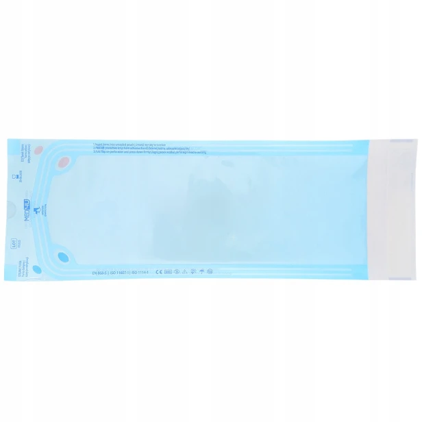 Med4U Samoklejące Torebki do sterylizacji papierowo-foliowe 90x230mm 200szt