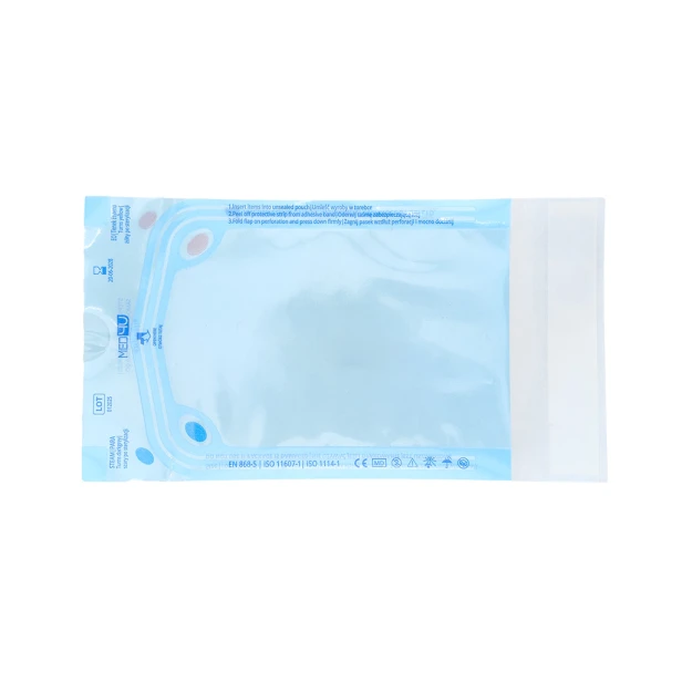 Med4U Samoklejące Torebki do sterylizacji papierowo-foliowe 90x135mm 200szt