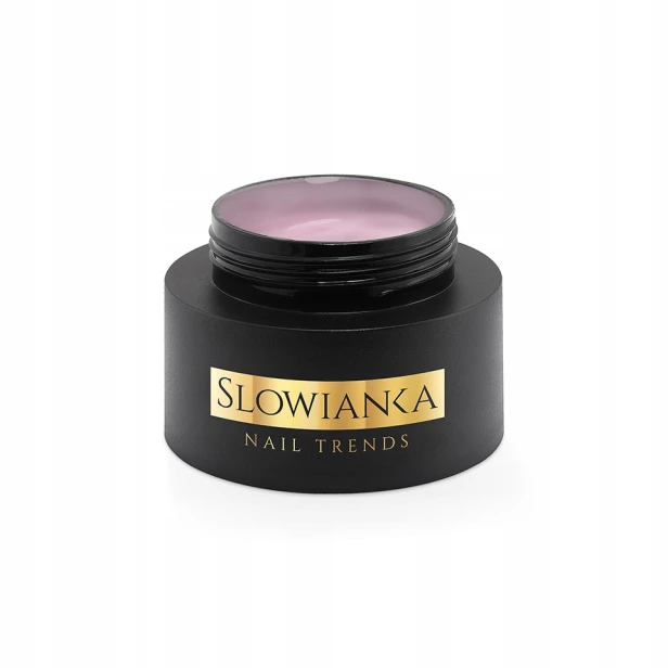 SLOWIANKA Żel budujący Half-Cover Builder Ideal Tixotropic COMBI ROSE 50g