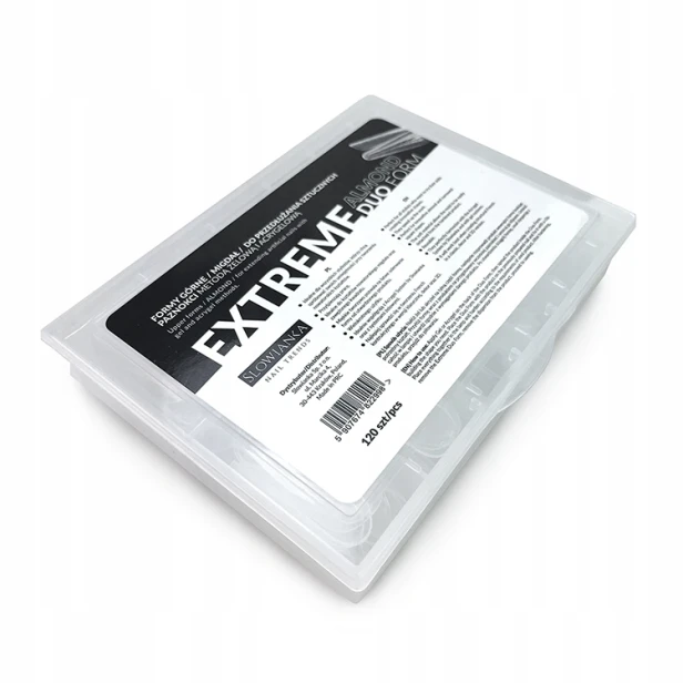 SLOWIANKA Dual Formy Formy Extreme Duo Form Almond Migdał Maxi 120szt