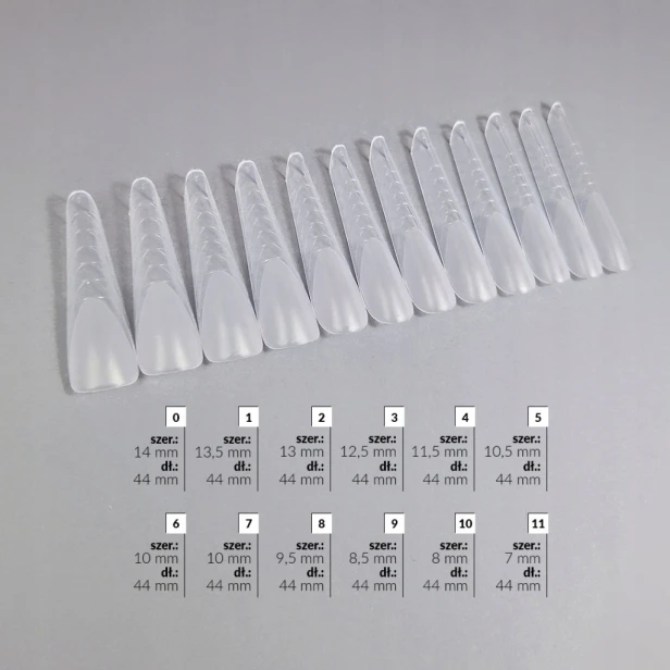 SLOWIANKA Dual Formy Formy Extreme Duo Form Almond Migdał Maxi 120szt