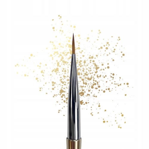 SLOWIANKA Pędzel pędzelek do Zdobienia Paznokci Zhostovo BRUSH 2 10mm