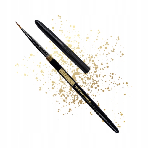 SLOWIANKA Pędzel pędzelek do Zdobienia Paznokci Zhostovo BRUSH 2 10mm