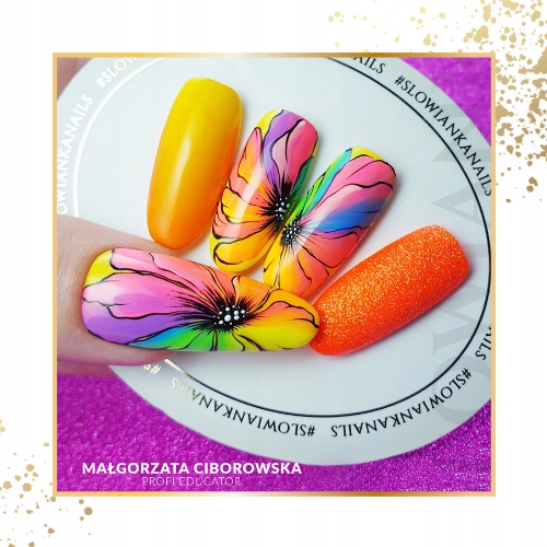 SLOWIANKA Pędzel pędzelek do Zdobienia Paznokci Zhostovo BRUSH 2 10mm