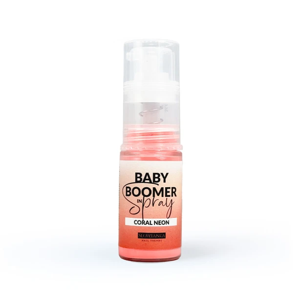 SLOWIANKA Proszek do ombre/babyboomer Baby Boomer in Spray CORAL NEON 5g