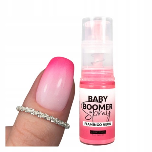 SLOWIANKA Proszek do ombre/babyboomer Baby Boomer Spray FLAMINGO NEON 5g