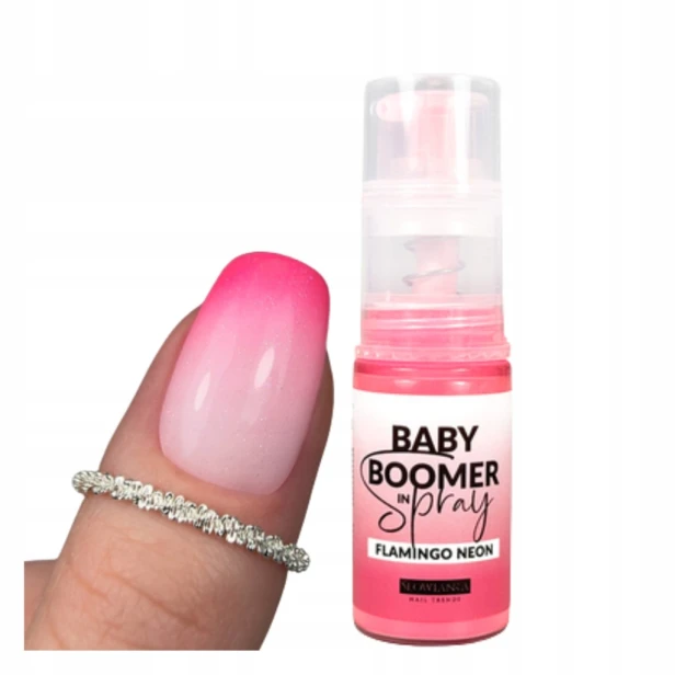 SLOWIANKA Proszek do ombre/babyboomer Baby Boomer Spray FLAMINGO NEON 5g