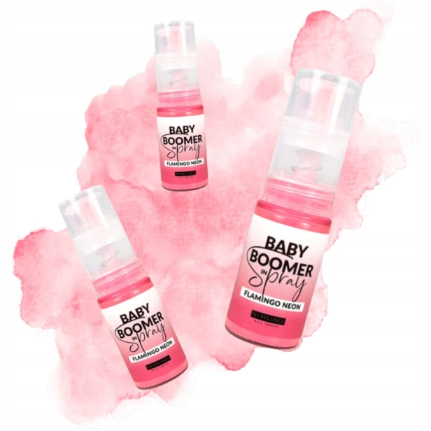SLOWIANKA Proszek do ombre/babyboomer Baby Boomer Spray FLAMINGO NEON 5g