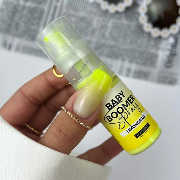 SLOWIANKA Proszek do ombre/babyboomer Baby Boomer in Spray LIMONCELLO 5g