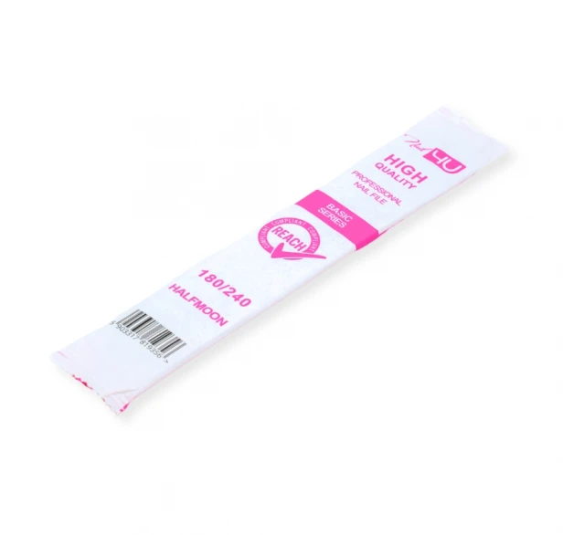 Nail4U Pilnik papierowy Basic Łódka gradacja 180/240 25szt