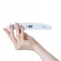 Nail4U Pilnik papierowy BASIC NAKED Łódka szary gradacja 180/240 25szt