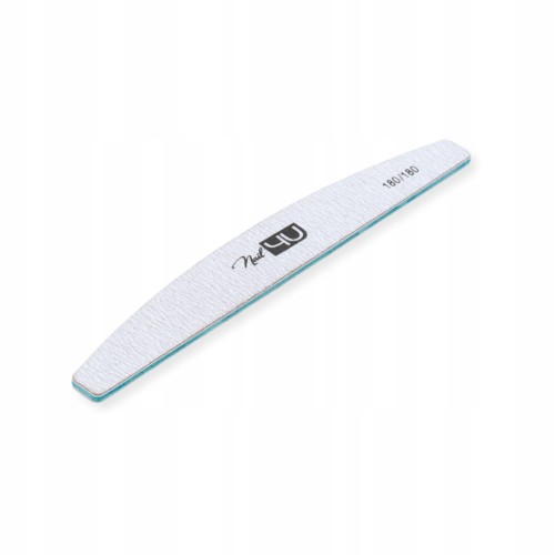 Nail4U Pilnik papierowy BASIC NAKED Łódka szary gradacja 180/180 25szt
