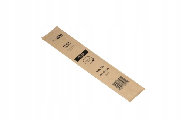 Nail4U Pilnik Slim drewniany NATURAL Łódka gradacja 180/240 50szt