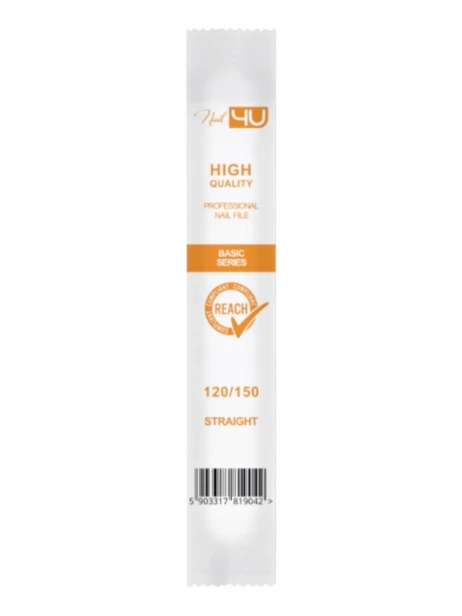 NAIL4U Pilnik do paznokci Basic PROSTY dwustronny 120/150 25szt