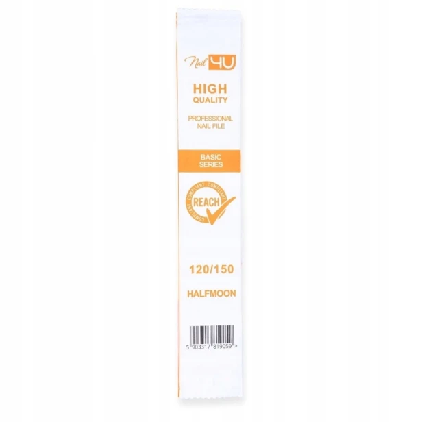 Nail4U Pilnik papierowy Basic Łódka gradacja 120/150 25szt