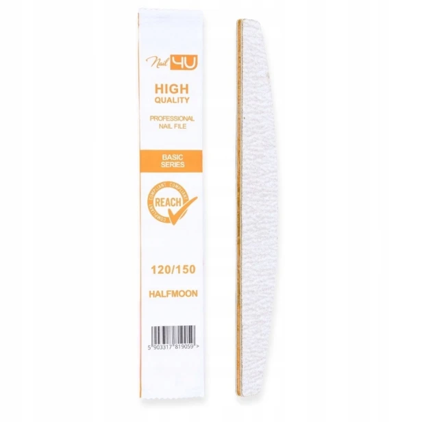 Nail4U Pilnik papierowy Basic Łódka gradacja 120/150 25szt
