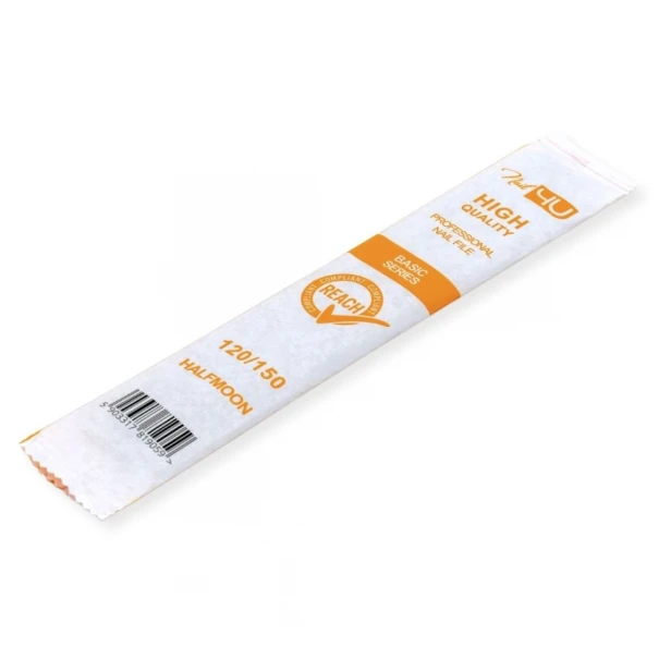 Nail4U Pilnik papierowy Basic Łódka gradacja 120/150 25szt