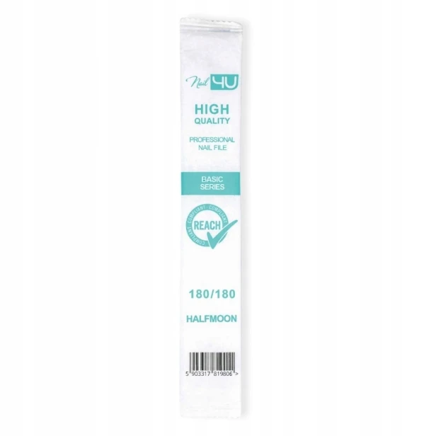 Nail4U Pilnik papierowy Basic Łódka gradacja 180/180 25szt