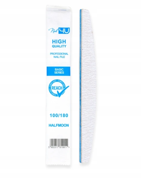 Nail4U Pilnik papierowy Basic Łódka gradacja 100/180 100szt
