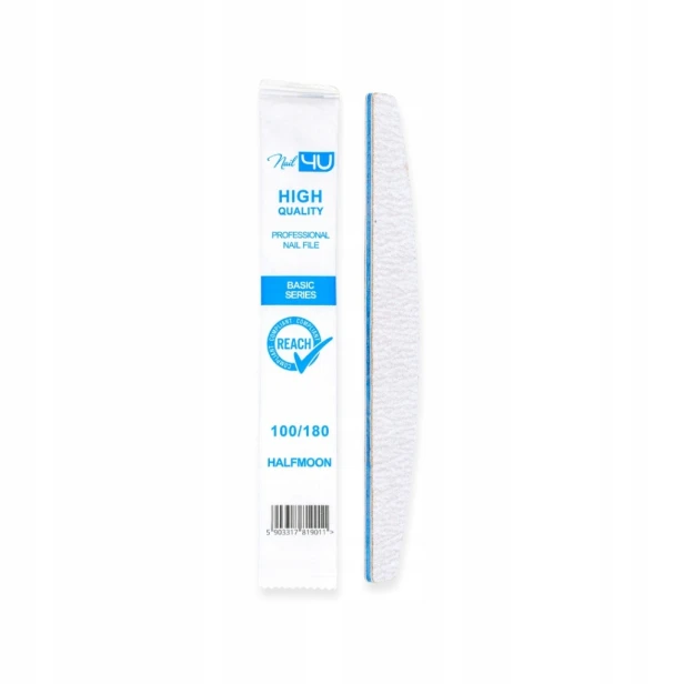Nail4U Pilnik papierowy Basic Łódka gradacja 100/180 25szt